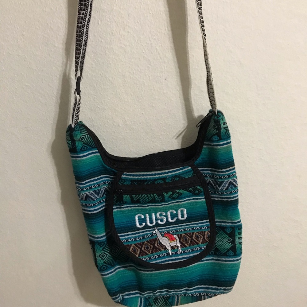 Handmade Bag Blue From Peru